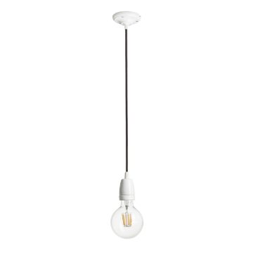 FABIO függesztő készlet fekete porcelán 230V LED E27 15W