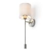 VERSA fali lámpabúra fehér matt nikkel 230V LED E27 LED 15+3W 40°  3000K