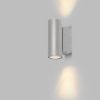 MIZZI II  ezüstszürke  230V LED GU10 2x8W IP54