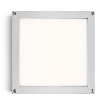 SCOTT mennyezeti lámpa ezüstszürke 230V LED 9.8W IP54 3000K