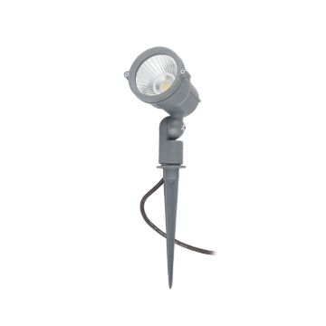 GARY LED leszúrható szürke  230V LED 10W 45° IP65  3000K
