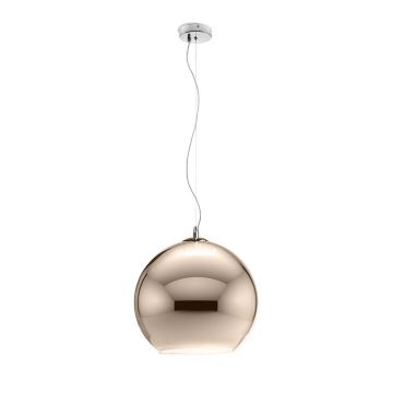 BEAU MONDE 25 függő lámpa  réz üveg 230V LED E27 15W