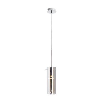 SANSSOUCI I függő lámpa  krómozott üveg 230V LED E27 15W