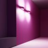 CRESCENT L fali lámpa  gipsz 230V LED E14 2x6W