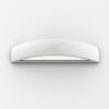 CRESCENT L fali lámpa  gipsz 230V LED E14 2x6W