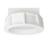 MIA R süllyesztett lámpa  gipsz/szatén akril 230V LED E27 2x11W
