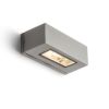 WOOP fali lámpa ezüstszürke  230V R7s 78mm 12W IP54