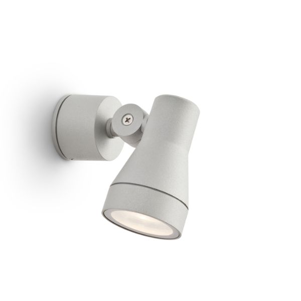 DIREZZA fali lámpa ezüstszürke  230V LED GU10 8W IP54