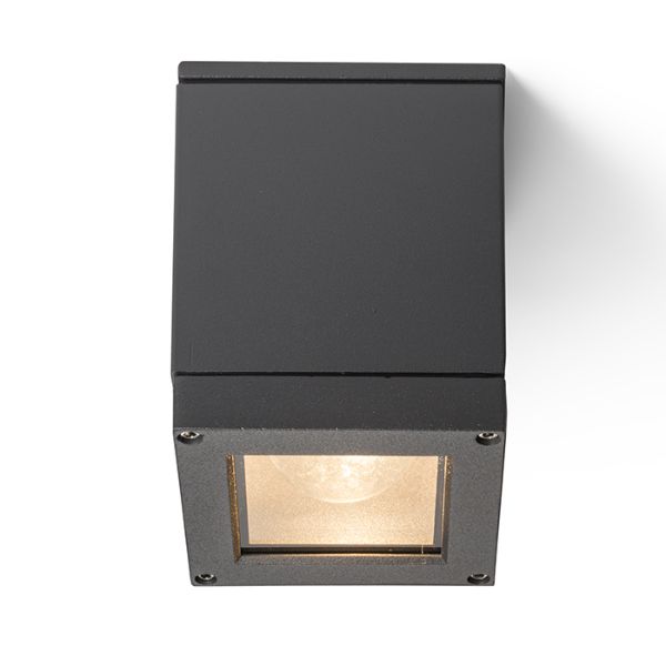 QUADRA M mennyezeti lámpa antracit  230V LED E27 8W IP54