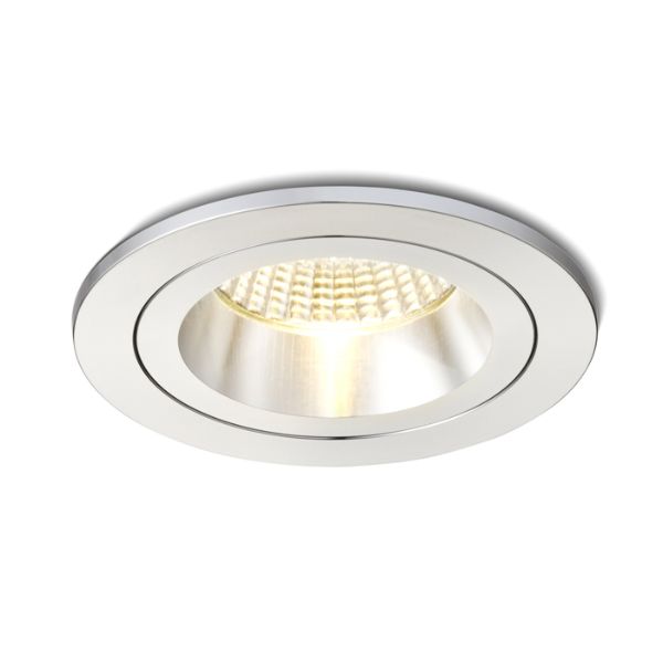 MAYDAY CC süllyesztett lámpa szálcsiszolt alumínium 230V/700mA LED 9W 2700K