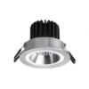 MAYDAY CC süllyesztett lámpa szálcsiszolt alumínium 230V/700mA LED 9W 2700K