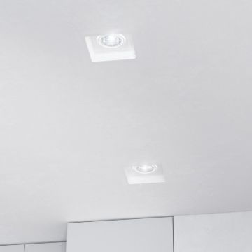 DINO SQ G53 dönthető lámpa  gipsz 230V LED G53 15W