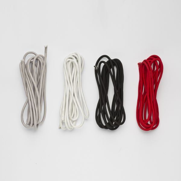 FIT 3x0,75 4m textil kábel fekete  230V 