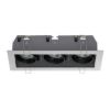 MONE III dönthető ezüstszürke  12V GU5,3 3x50W