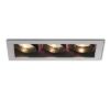 MONE III dönthető ezüstszürke  12V GU5,3 3x50W