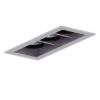 MONE III dönthető ezüstszürke  12V GU5,3 3x50W