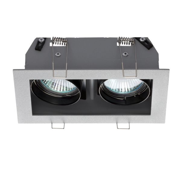 MONE II dönthető ezüstszürke  12V GU5,3 2x50W