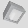DEZA négyzetes  alumínium/szatén üveg 230V LED G9 5W IP54