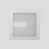 DEZA négyzetes  alumínium/szatén üveg 230V LED G9 5W IP54