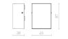 PEKKO fali lámpa fehér 230V LED 3W 67° IP54 3000K