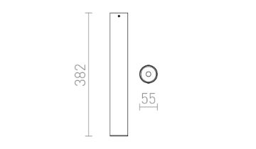 RIGA 38 mennyezeti lámpa fehér 230V LED 6W 38° 3000K