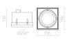 ELECTRA I  fekete  12V LED G53 15W