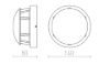 FAROS kültéri antracitszürke  230V LED 3W IP54  3000K