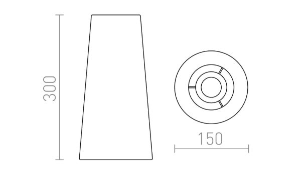 CONNY 15/30 asztali lámpaernyő Polycotton fekete/réz fólia max. 23W