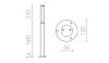 VADIS 90 állólámpa antracitszürke  230V LED 8W IP54  3000K