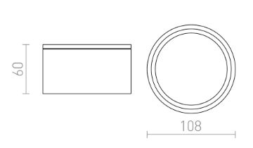 MERIDO mennyezeti lámpa antracitszürke 230V GX53 11W IP54