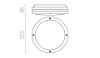 SONYA 30  fekete  230V LED E27 2x11W IP54