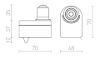 SENSOR E27    230V E27 60W 360°