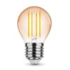 Modee Lighting LED Filament Amber Globe Mini G45 4W E27 320° 1800K (360 lumen)