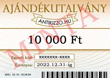 Antikizzo.hu ajándékutalvány 10 000 Ft