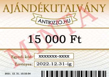 Antikizzo.hu ajándékutalvány 15 000 Ft