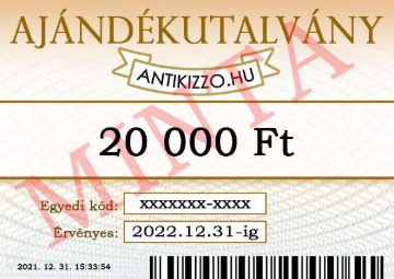 Antikizzo.hu ajándékutalvány 20 000 Ft