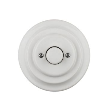 Porcelán dimmer kapcsoló, falba süllyesztett