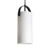 JULIETTA 31 függö lámpa opál üveg/fekete 230V E27 20W