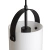 JULIETTA 16 függö lámpa opál üveg/fekete 230V E27 20W