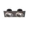 SHARM SQ II süllyesztett lámpa barna/gyöngyházarany  230V LED 2x10W 24°  3000K