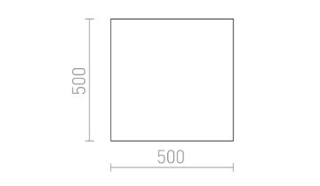 DIFFUSER SQ 50 PMMA   tej akril 