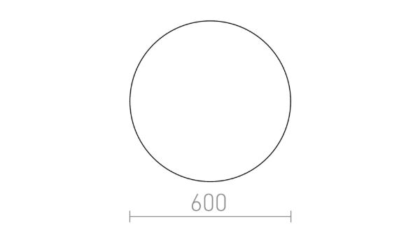 DIFFUSER R 60 PMMA   tej akril 