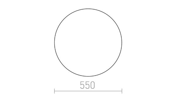 DIFFUSER R 55 PMMA   tej akril 