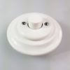 Porcelán dimmer kapcsoló, falba süllyesztett