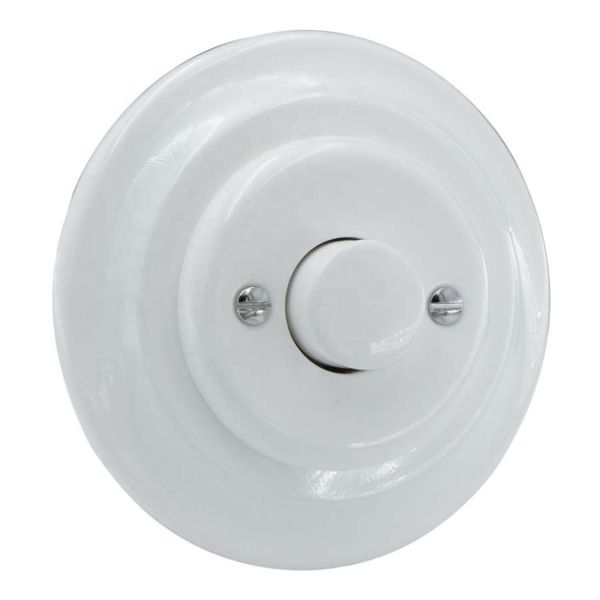 Porcelán dimmer kapcsoló, falba süllyesztett