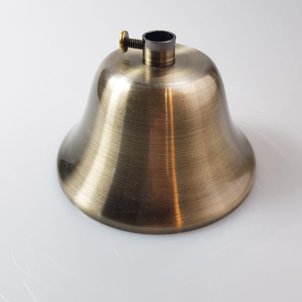 Fém mennyezeti tárcsa harang alakú - antik bronz