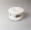 Fehér porcelán kábelvezető 2 vezetékhez