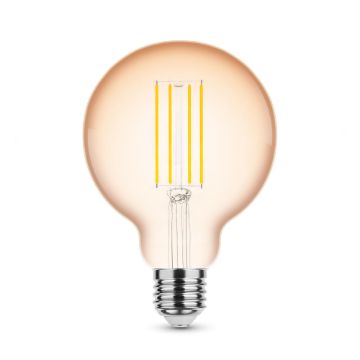 LED Filament Antikolt Gömb G95 4W E27 320° 1800K (300 lumen) dimm.