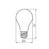 LED fényforrás XLED STEPDIM XLEDA60 7W-NW-STEPDIM