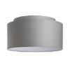 DOUBLE 55/30 lámpabúra Polycotton fekete/fehér PVC max. 23W